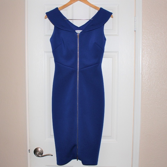 Calvin Klein Royal Blue Dress - Picture 2 of 5